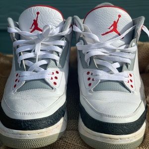 Jordan 3 Fire Red Mens Size 12